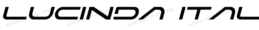 Lucinda Italic字体转换